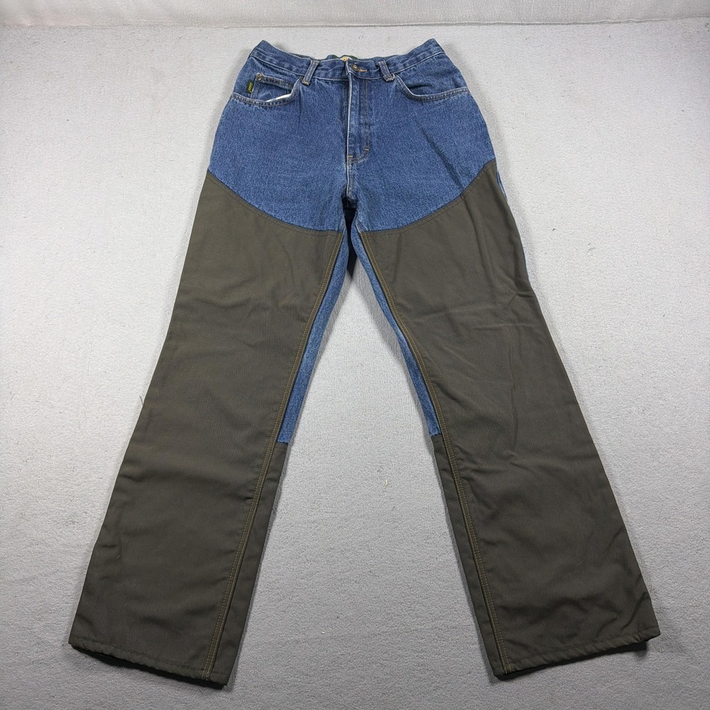 Cabela's Roughneck Upland Hunting Brush Protection Jeans Women 18 Blue Outdoors